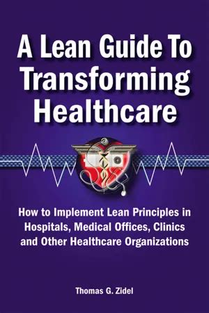 a lean guide to transforming healthcare Reader